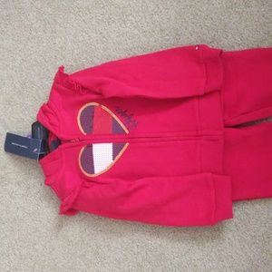 Tommy Hilfiger 24 month red two piece set